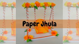 DIY Janmashtami Paper Jhula Craft