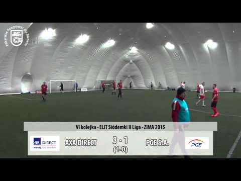 PGE S.A. 1:5 AXA DIRECT - ELIT Siódemki II Liga ZIMA 2015