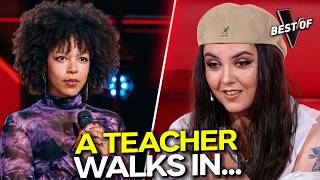A Singing Teacher Showed The Coaches What She's Been HIDING | The Voice [4K]