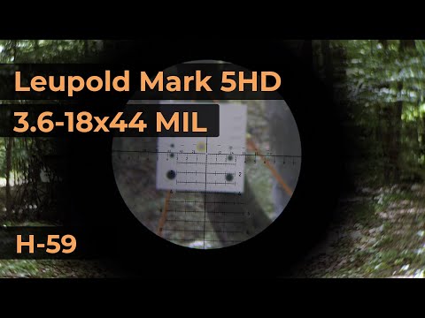 Leupold Mark 5HD 3.6-18x44 MIL Reticle H-59 | Optics Trade Reticle Subtensions