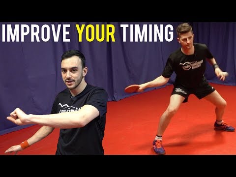 3 Easy Drills To Improve Timing in Table Tennis Video