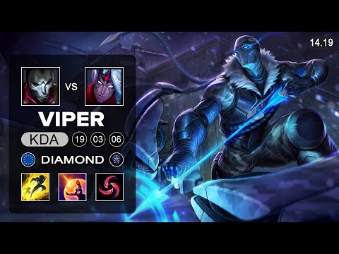 HLE Viper Varus vs Jhin ADC - EUW Diadmond - Patch 14.19 Season 14