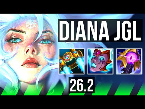 DIANA vs MASTER YI (JGL) | 41K damage | JP Challenger | 26.2