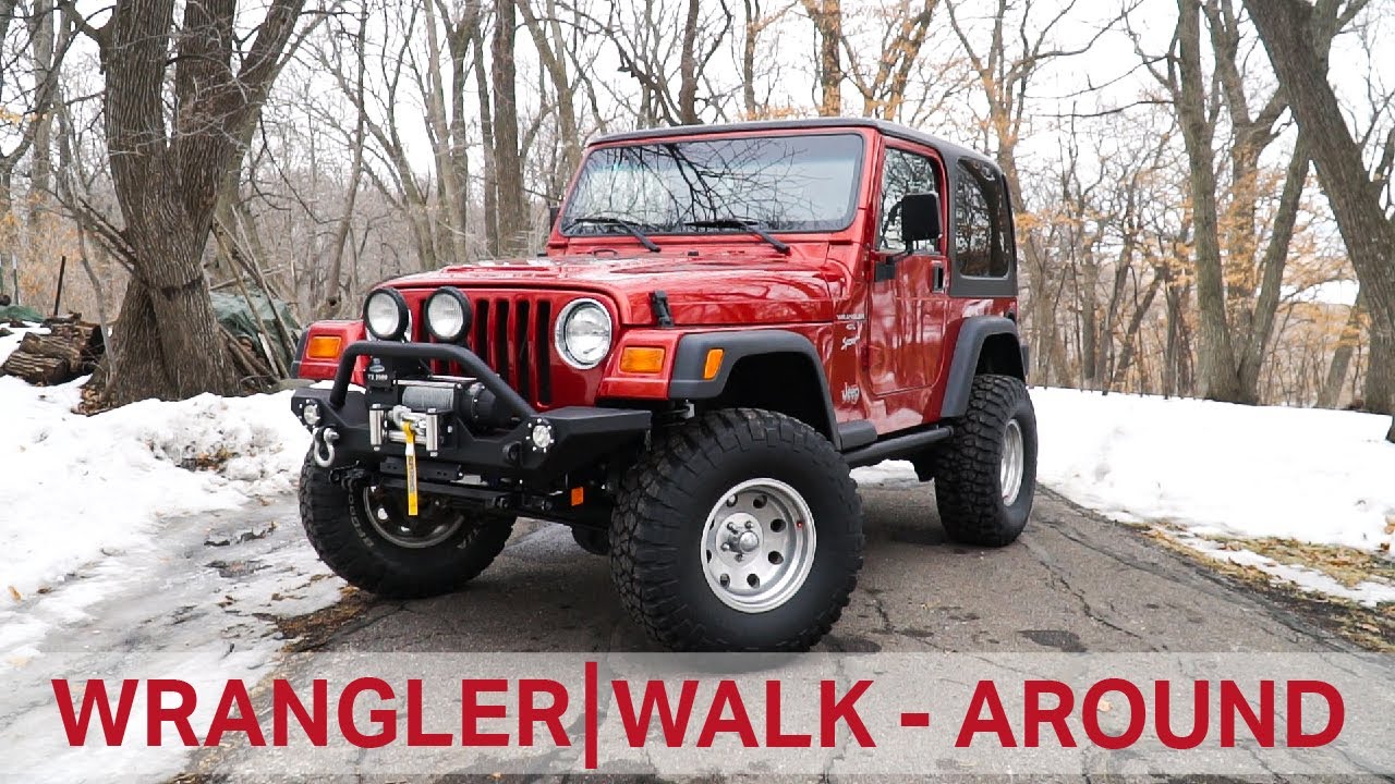Vintage Off-road Jeep Wrangler Walk-around | 1999 Wrangler ...
