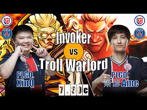 Troll Warlord Safelane | PLGD.Ame | SIGNATURE TROLL WARLORD HARD CARRY | 7.30c Gameplay Highlights