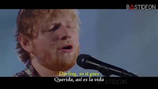Ed Sheeran - Can&#39;t Help Falling In Love (Sub Español + Lyrics)