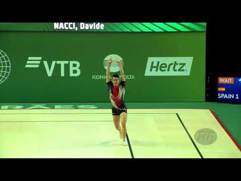 NACCI Davide (ITA) - 2018 Aerobic Worlds, Guimaraes (POR) - Individual Men Qualifications