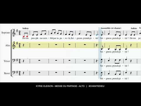 Kyrie eleison - Messe du Partage - Alto