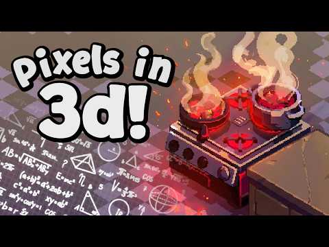 The Secret to Crisp 3D Pixel Art Rendering | Pixel Perfect