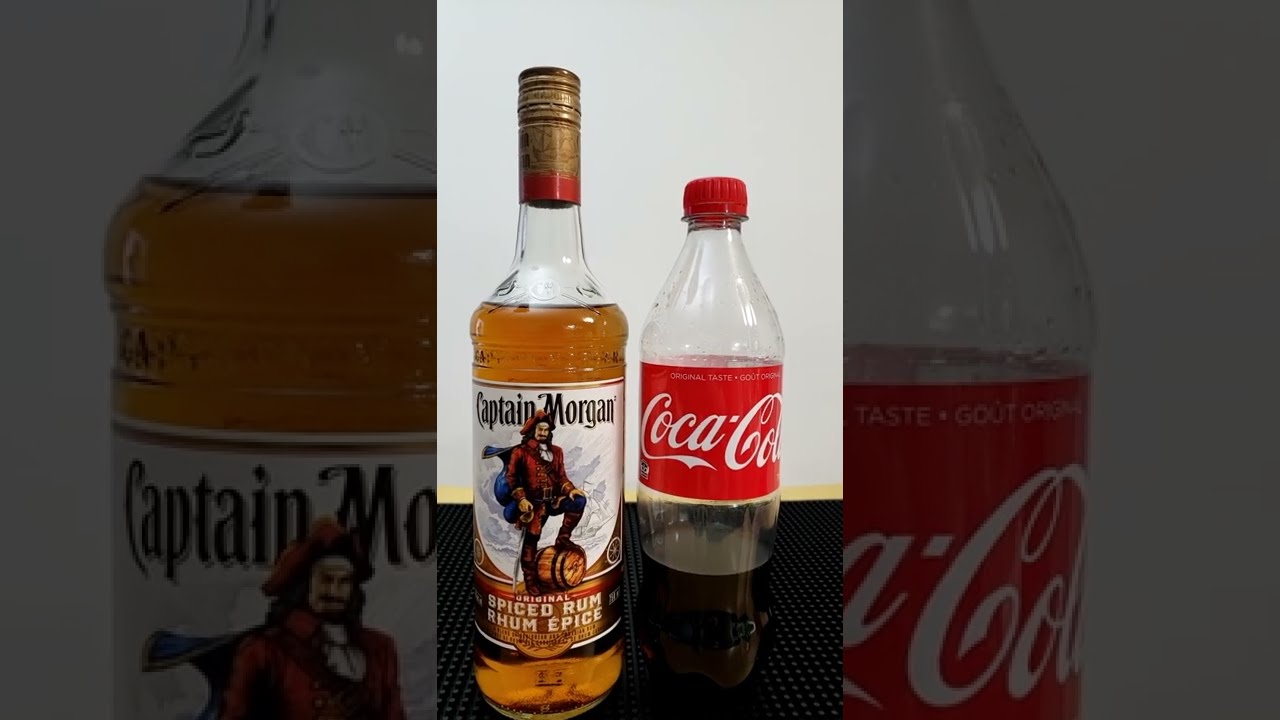 CAPTAIN & COLA (Captain Morgan Spiced Rum) #shorts #cocktail