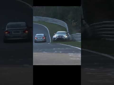 Big Supercars Jumps At Nurburgring Save And Crash #shorts #edgarcar #bugattichiron #chiron #bugatti