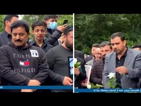 لحظة دفن الفنان كمال بير مجو 💔😢😭