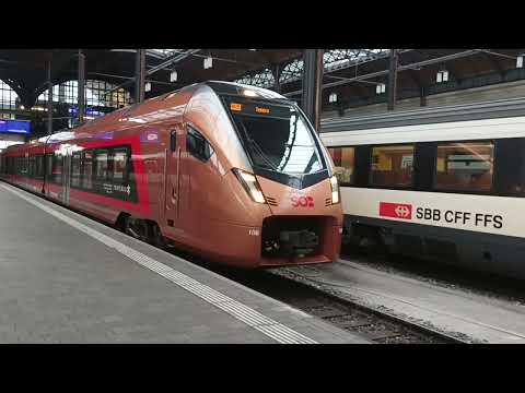 Pendolino TV#1015.6 Basel SBB/ Gleis 7/SOB / RABe 526 106 / IR26 Locarno
