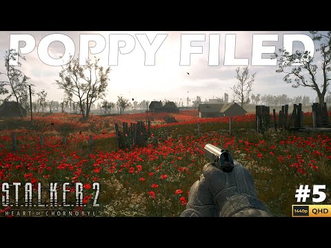STALKER 2 Dangerous Poppy Field - No HUD Experience - No Commentary PC Gameplay #5