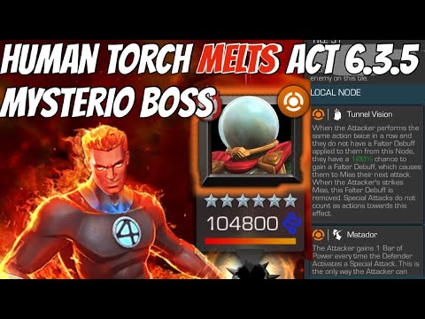 Human Torch Solos Act 6.3.5 Mysterio Boss - Falter?? Yeah RIGHT!! - Mysterio 6.3.5 One-Shot