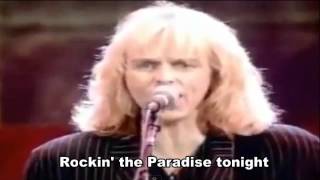 Rockin' the Paradise lyrics STYX