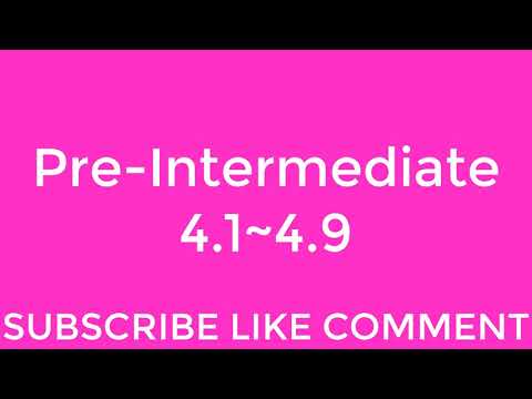 New English File Pre-Intermediate listening 4.1~4.9