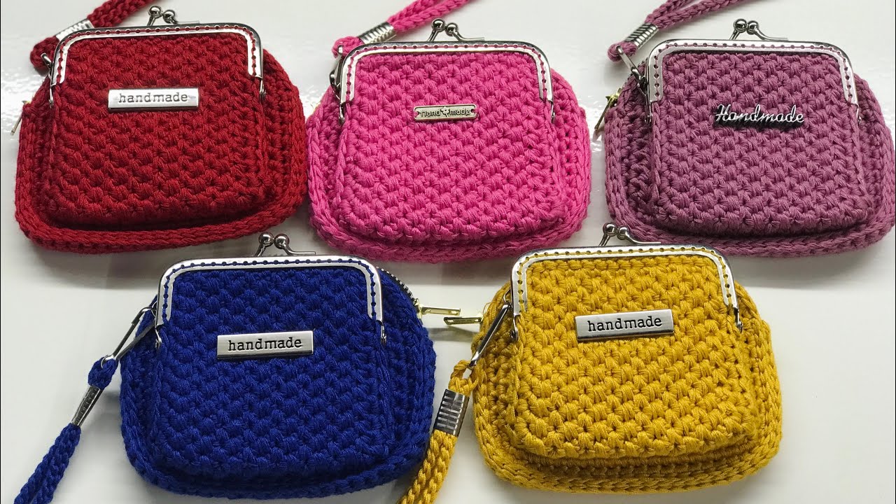 Crochet wallet with a twist tutorial (PART-1)