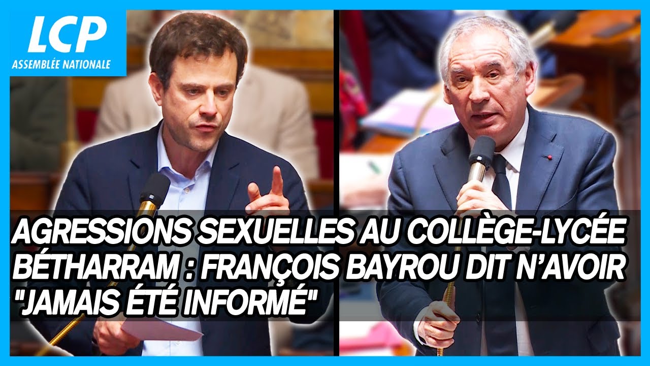 Agressions sexuelles au collège-lycée Bétharram : François Bayrou dit n’avoir "jamais été informé"