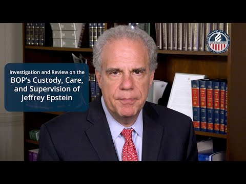 A Message from the Inspector General: Investigation and Review on the BOP’s Custody, Care, and Supervision of Jeffrey Epstein