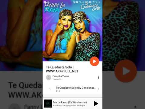 Fanny Lu, Farina – Te Quedaste Solo