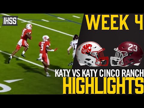 Katy Tigers Dominate Cinco Ranch 52-7 | High School Football Highlights