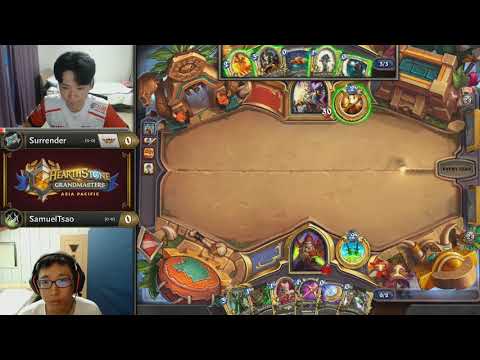 Surrender vs SamuelTsao - Hearthstone Grandmasters Asia-Pacific S2 2019 - Week 1