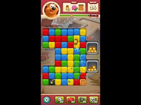 Toon Blast Level 7587 - NO BOOSTERS 🐻🐺🐱 | SKILLGAMING ✔️