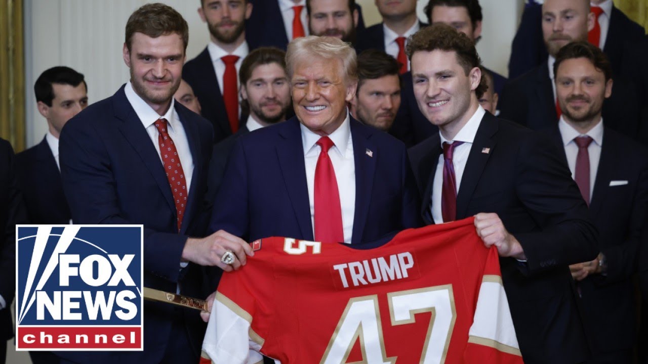 WATCH LIVE: President Trump welcomes 2025 Stanley Cup Champions Florida Panthers