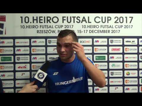 Heiro Futsal Cup 2017: Patryk Mendela (Hungerbud Katowice) po meczu z FC Lambada