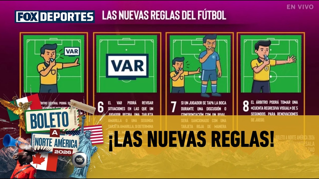¡LAS NUEVAS REGLAS! 😲⚽ ¿Realmente los cambios recientes ayudan? | Boleto a Norte América
