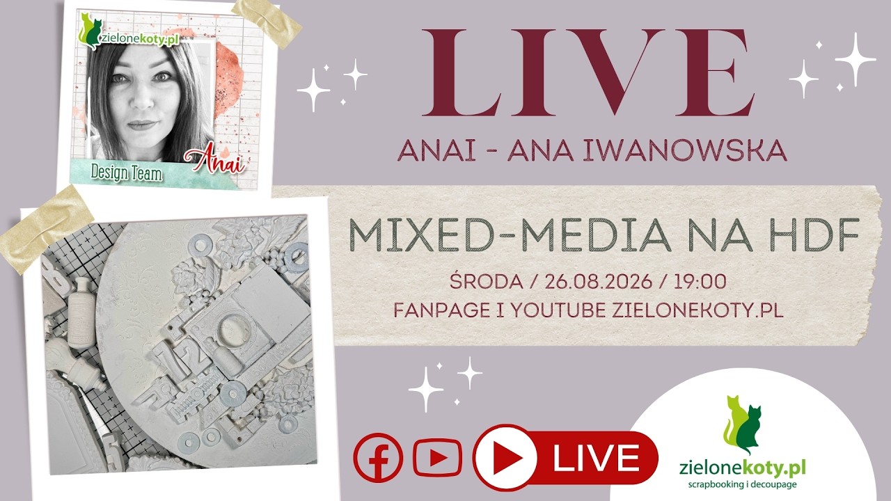 Ozdobny panel z transmisji LIVE | Anai