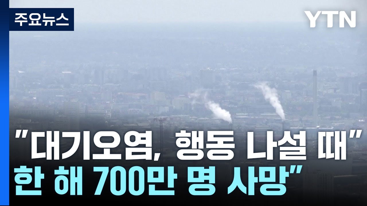 "대기오염, 행동 나설 때...한 해 700만 명 사망"