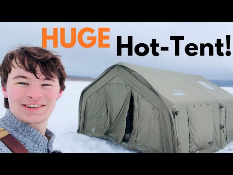 Alaska Hot-Tent Camping on the Ice | Coody Koala 7 #hottent #rbmoutdoors #rbmtent