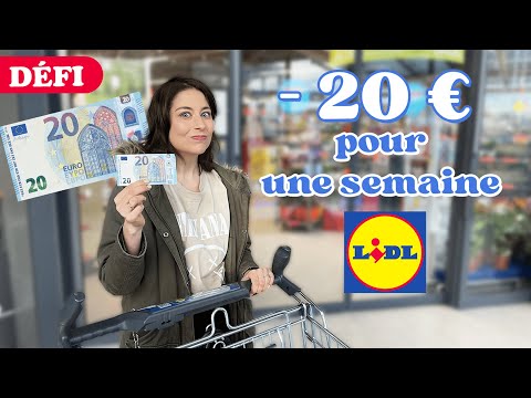 20 euros to eat for a week at Lidl • budget food vs. health 😅