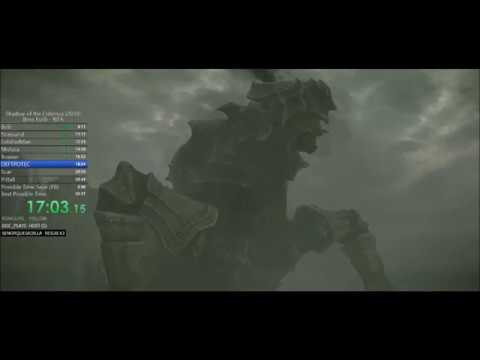 Shadow of the Colossus (2018) Normal Boss Rush in 16:49 IGT, 32:40 RTA (Previous WR)