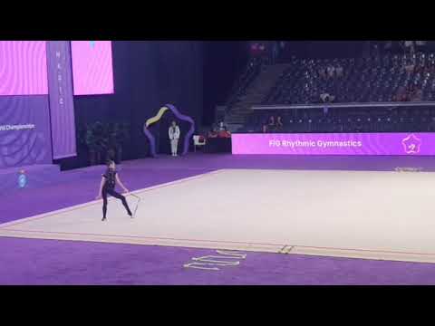 Taisiia Onofriichuk Clubs Qualification 28,700 - Junior World Championships Cluj-Napoca 2023