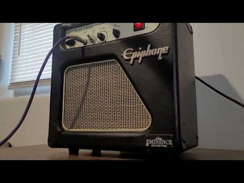 Epiphone Valve Junior Combo Amp Modded Tube Amp Combo w/ Eminence Speaker – Tested Working image 13