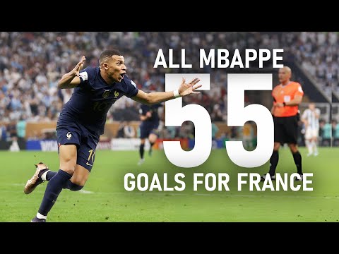 KYLIAN MBAPPE ALL 55 INTERNATIONAL GOALS FOR FRANCE | 1080p HD