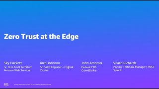 Zero Trust at the Edge | AWS Events