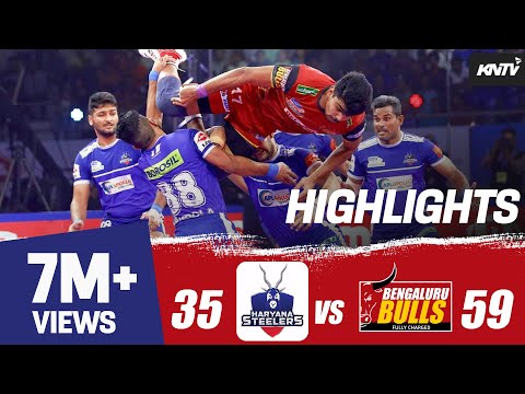 Pro Kabaddi 2019 Highlights | Bengaluru Bulls vs Haryana Steelers |  Pawan Sehrawat 39 Raids points