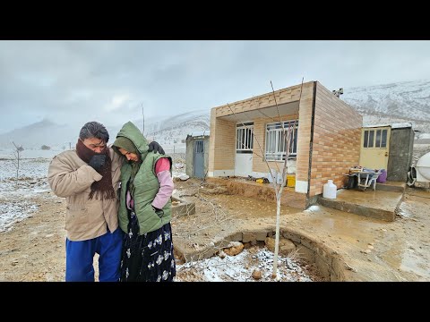 Off-grid mountain cabin life: How a hardy couple survives -12°C temperatures