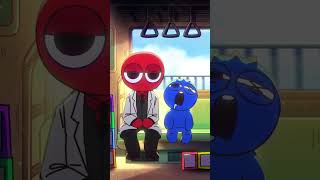 Blue and Reds past2 #rainbowfriends #roblox #short