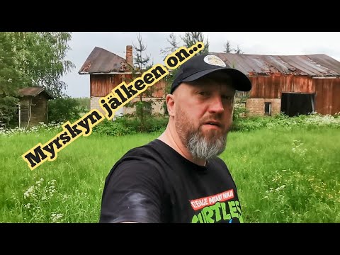 Myrskyn jälkeen autiolla maatilalla