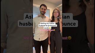 Download lagu asking my Italian husband to pronounce words😂😂 #shorts mp3 Download lagu asking my Italian husband to pronounce words😂😂 #shorts mp3