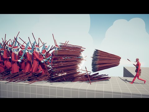 SANTA CLAUS ARMY vs EVERY GOD - Totally Accurate Battle Simulator