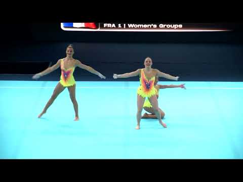 France (FRA) - 2024 Acrobatic Worlds, Guimaraes (POR) Dynamic Qualification  Women's Group