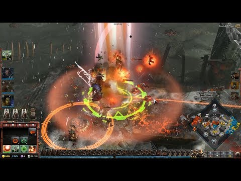 Are Space Marines OP? 2 Space Marines AIs defeated 3 Orks AIs - Warhammer 40 000: Dawn Of War 3