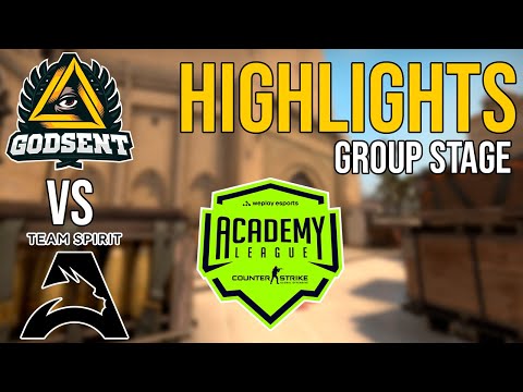 YOUNG GODS x SPIRIT ACADEMY | WePlay Academy League Season 4 | Group Stage (MIRAGE) Highlights
