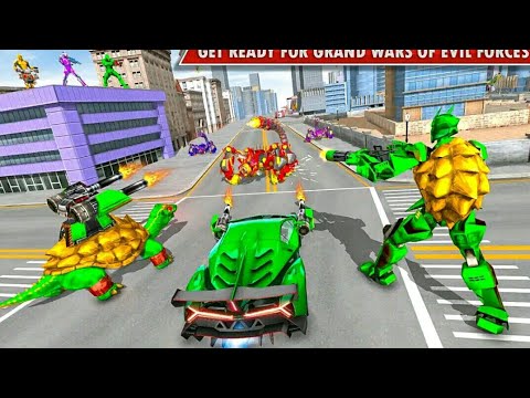 Turtle Robot Animal Rescue - Robot Car Transform #5 - Android Gameplay